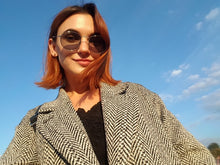 Retro Round Mirrored Sunglasses for Women - WOLFIN LUXURY 