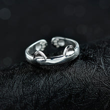 Cute Cat Ear Ring - WOLFIN LUXURY 