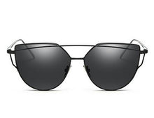 Cat Eye Mirrored Sunglasses for Women - WOLFIN LUXURY 