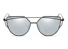 Cat Eye Mirrored Sunglasses for Women - WOLFIN LUXURY 