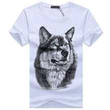 3D illusion Wolf Man's T-Shirt - WOLFIN LUXURY 