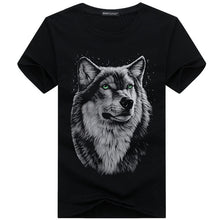 3D illusion Wolf Man's T-Shirt - WOLFIN LUXURY 