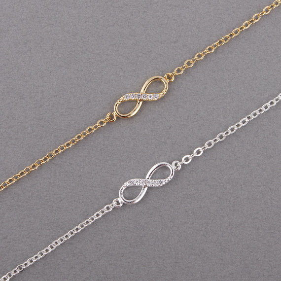 Jisensp Love Infinity Bracelet for Women - WOLFIN LUXURY 