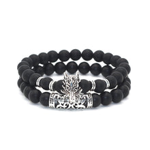 Silver Plated Wolf Charm Bracelet For Men & Women - WOLFIN LUXURY 