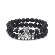 Silver Plated Wolf Charm Bracelet For Men & Women - WOLFIN LUXURY 