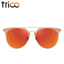 TRIOO Mirror 8 Variant Round Sunglasses for Women - WOLFIN LUXURY 