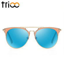 TRIOO Mirror 8 Variant Round Sunglasses for Women - WOLFIN LUXURY 
