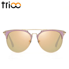 TRIOO Mirror 8 Variant Round Sunglasses for Women - WOLFIN LUXURY 