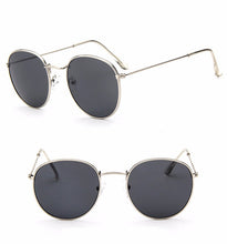 Retro Round Mirrored Sunglasses for Women - WOLFIN LUXURY 