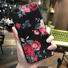 Flower Silicone Full Body Case for iPhone 7 6 6s 5 5s - WOLFIN LUXURY 