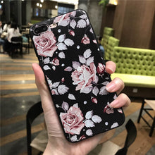 Flower Silicone Full Body Case for iPhone 7 6 6s 5 5s - WOLFIN LUXURY 