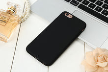 Macarons Color Silicone Frosted Matte Case for iPhone 7 7s 6 6S 5 5S SE 8 Plus X - WOLFIN LUXURY 