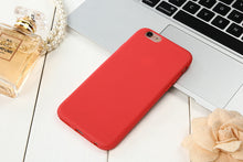 Macarons Color Silicone Frosted Matte Case for iPhone 7 7s 6 6S 5 5S SE 8 Plus X - WOLFIN LUXURY 