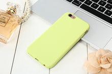 Macarons Color Silicone Frosted Matte Case for iPhone 7 7s 6 6S 5 5S SE 8 Plus X - WOLFIN LUXURY 