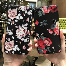 Flower Silicone Full Body Case for iPhone 7 6 6s 5 5s - WOLFIN LUXURY 