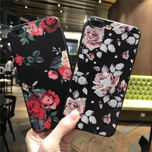Flower Silicone Full Body Case for iPhone 7 6 6s 5 5s - WOLFIN LUXURY 