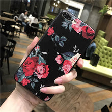Flower Silicone Full Body Case for iPhone 7 6 6s 5 5s - WOLFIN LUXURY 