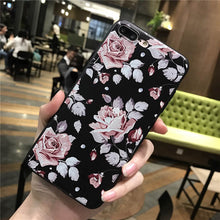 Flower Silicone Full Body Case for iPhone 7 6 6s 5 5s - WOLFIN LUXURY 