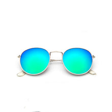 Retro Round Mirrored Sunglasses for Women - WOLFIN LUXURY 