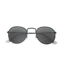 Retro Round Mirrored Sunglasses for Women - WOLFIN LUXURY 