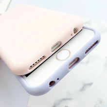 Macarons Color Silicone Frosted Matte Case for iPhone 7 7s 6 6S 5 5S SE 8 Plus X - WOLFIN LUXURY 