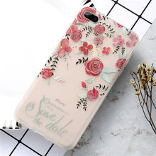 KISSCASE Flower Patterned Case For iPhone 6 6s 7+ 8 8+  X X+ - WOLFIN LUXURY 