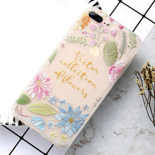 KISSCASE Flower Patterned Case For iPhone 6 6s 7+ 8 8+  X X+ - WOLFIN LUXURY 